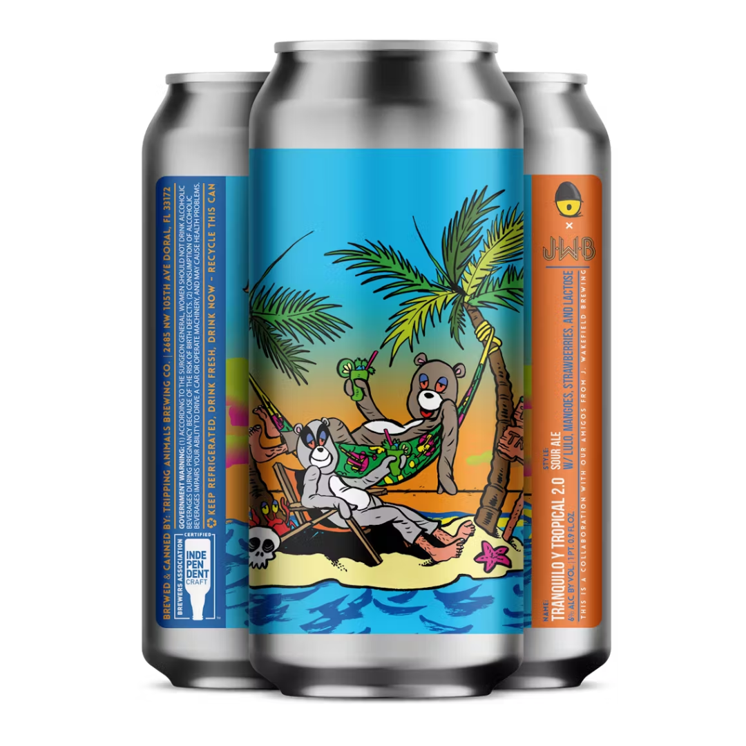 Tripping Animals x J Wakefield Tranquilo Y Tropical 2.0 Fruited Sour