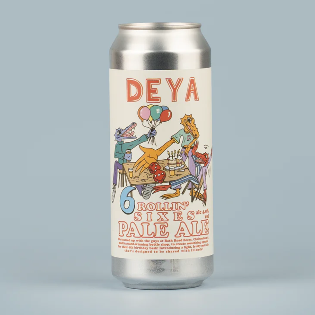 Deya x Bath Road Beers Rollin' Sixes Pale Ale Deya x Bath Road Beers Rollin' Sixes Pale Ale