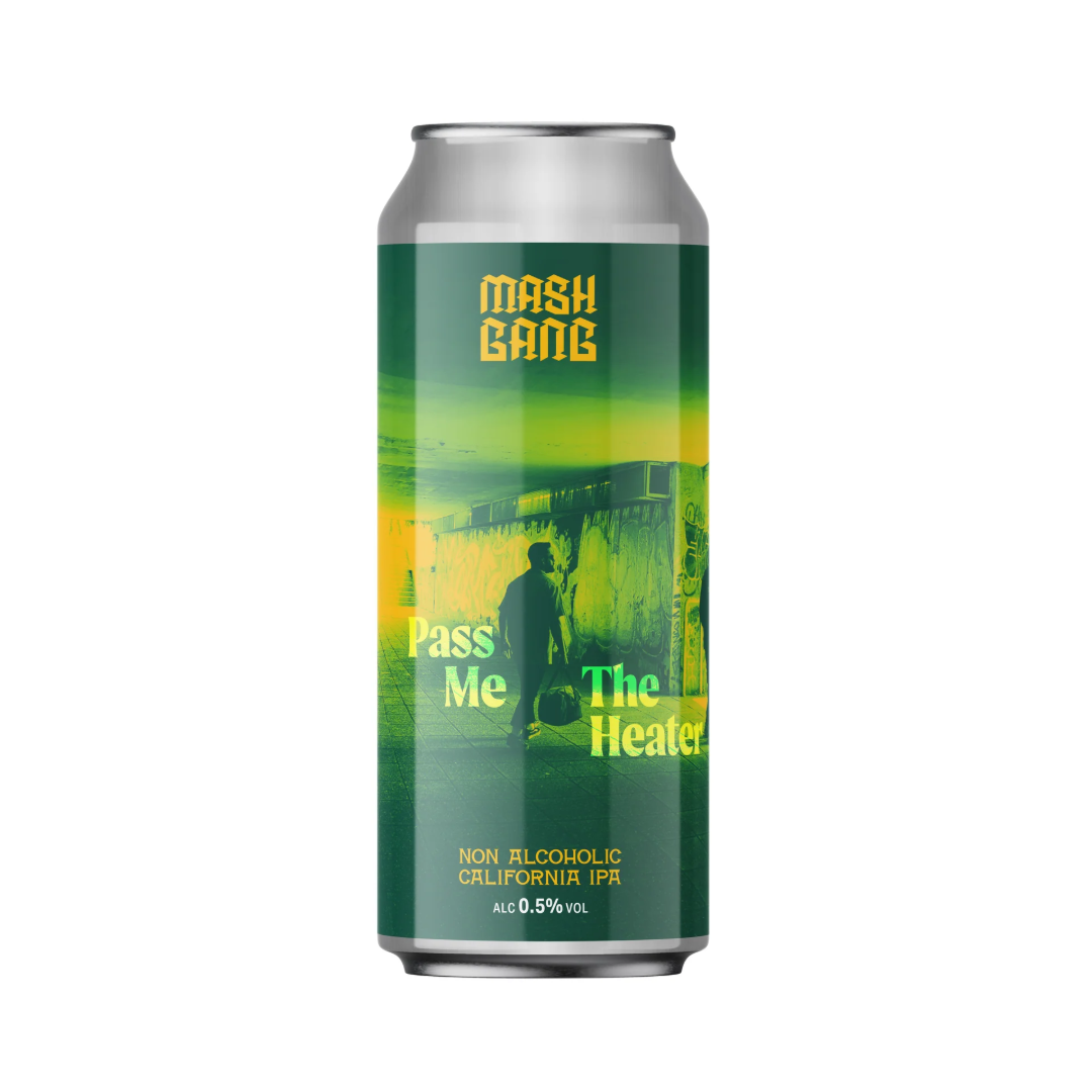 Mash Gang Pass Me The Heater Non Alcoholic California IPA