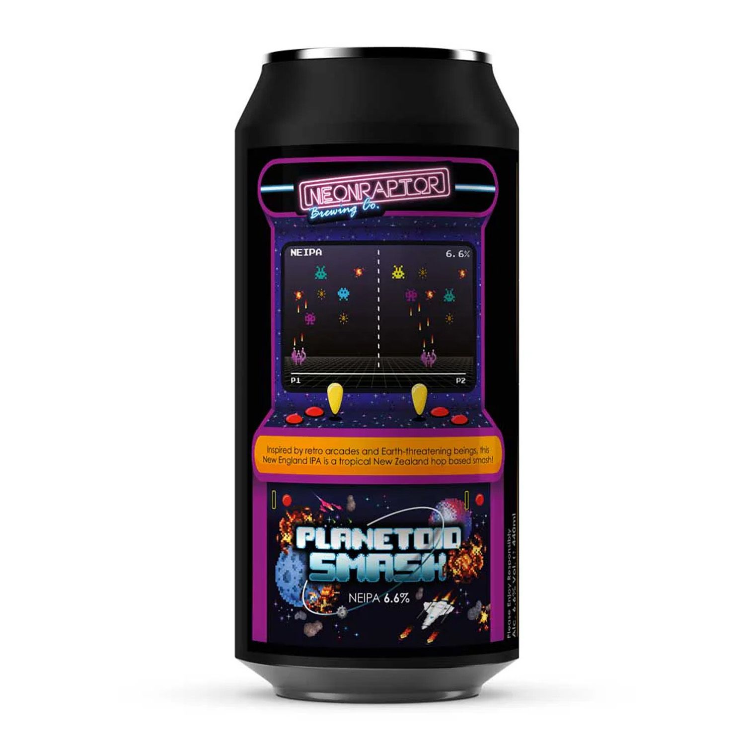 Neon Raptor Planetoid Smash NE IPA Neon Raptor Planetoid Smash NE IPA