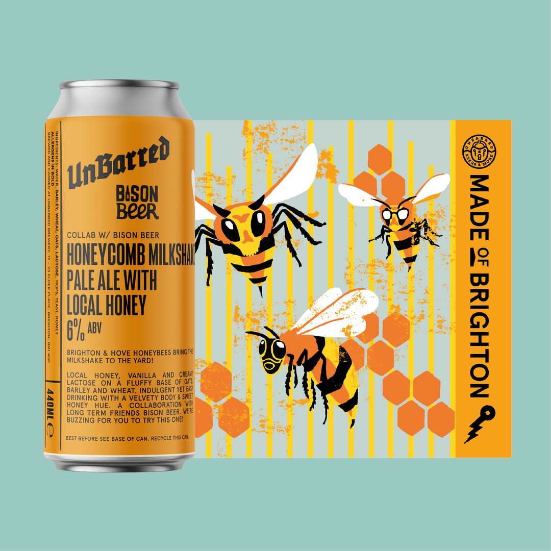 UnBarred x Bison Honeycomb Milkshake Pale Ale