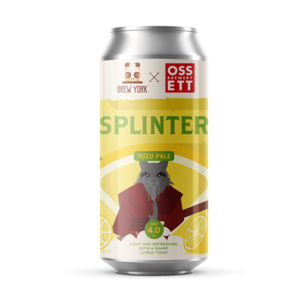 Brew York x Ossett Splinter Yuzu Pale Ale Brew York x Ossett Splinter Yuzu Pale Ale