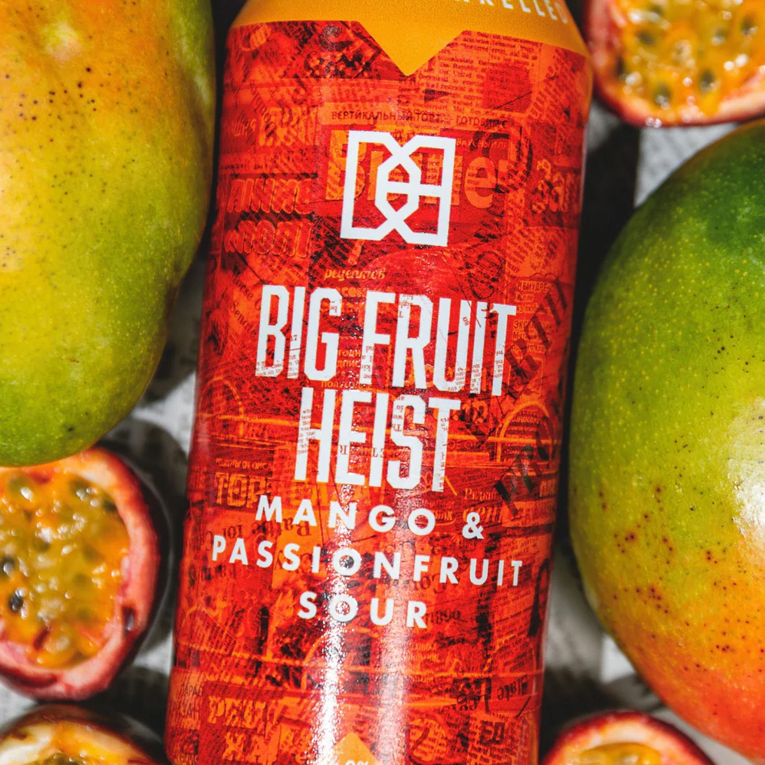 Double Barrelled Big Fruit Heist Mango & Passionfruit Sour Double Barrelled Big Fruit Heist Mango & Passionfruit Sour