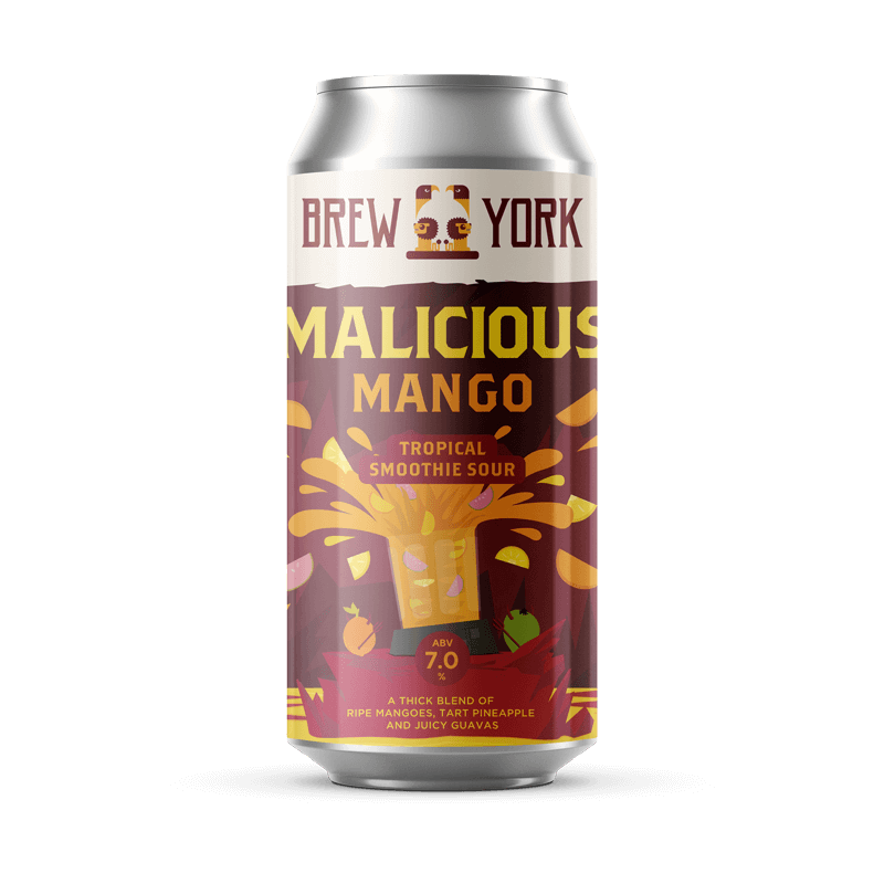 Brew York Malicious Mango Tropical Smoothie Sour Brew York Malicious Mango Tropical Smoothie Sour