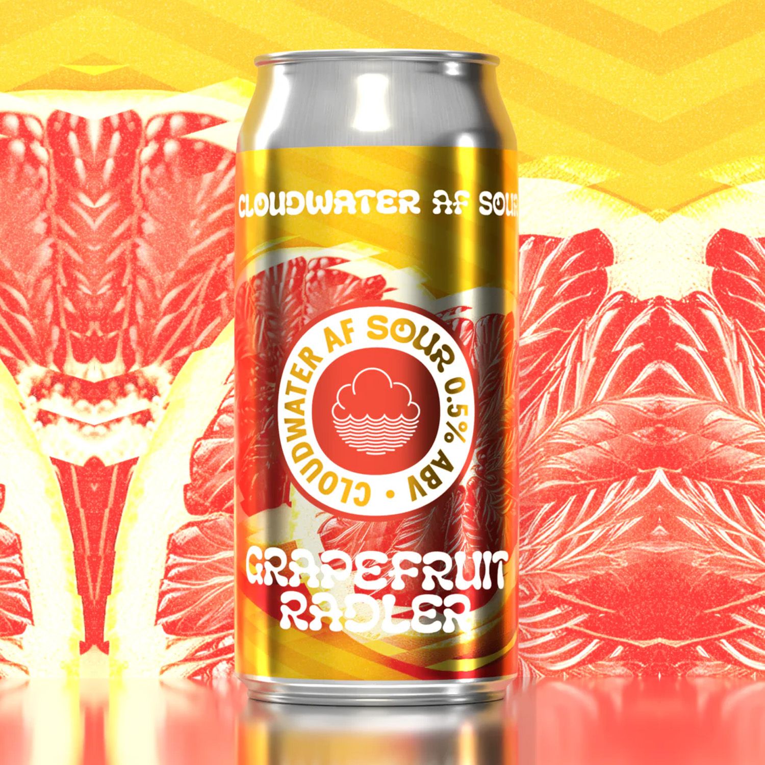 Cloudwater Pink Grapefruit Alcohol Free Radler