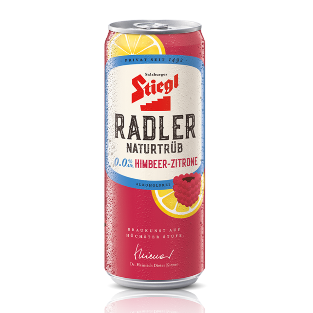 Stiegl Radler 0.0 Himbeer Zitrone Alkoholfrei