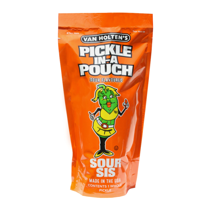 Van Holten&#39;s Sour Sis Pickle in a Pouch