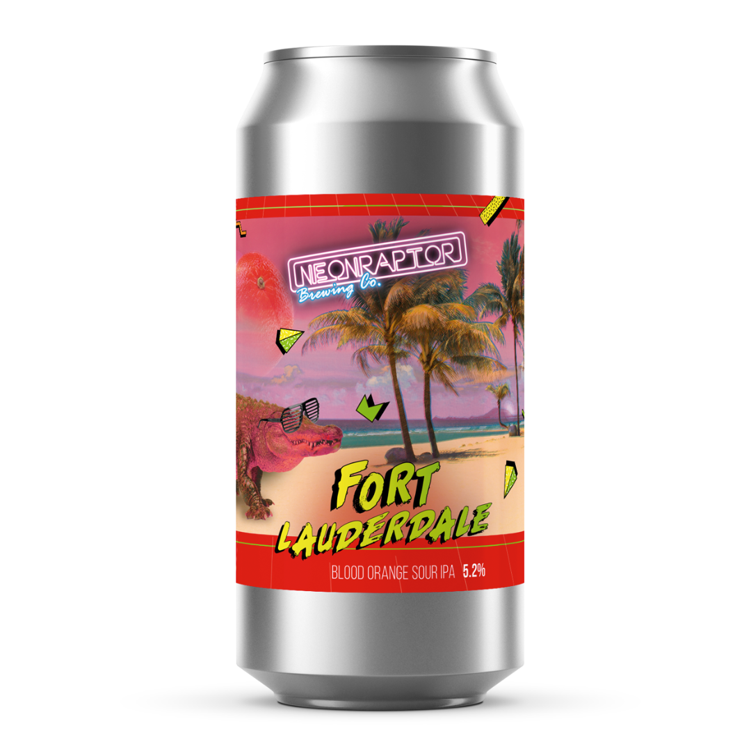 Neon Raptor Fort Lauderdale Blood Orange Sour IPA