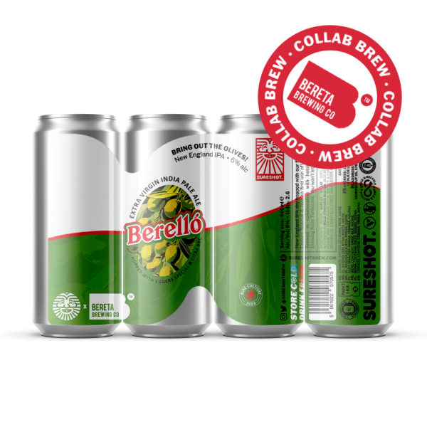 Sureshot x Bereta Bring Out The Olives NE IPA Sureshot x Bereta Bring Out The Olives NE IPA
