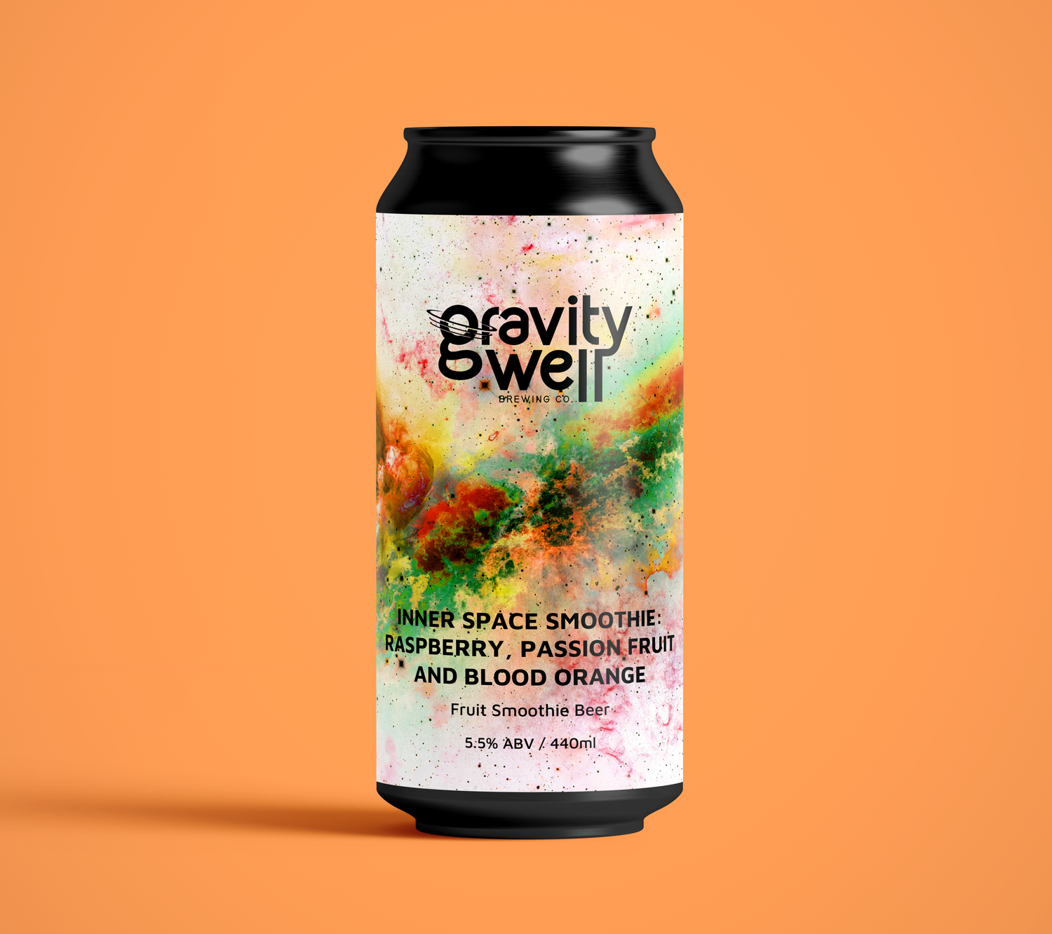 Gravity Well Inner Space Smoothie Raspberry Passion Fruit &amp; Blood Orange Sour