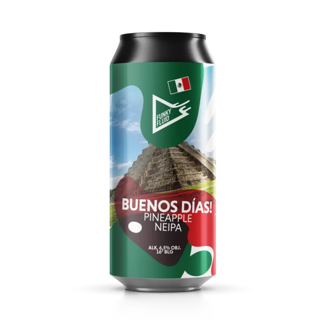 Funky Fluid Buenos Dias Pineapple NE IPA Funky Fluid Buenos Dias Pineapple NE IPA