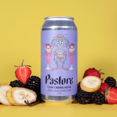 Pastore Con Crema Rosa Berry Smoothie Sour