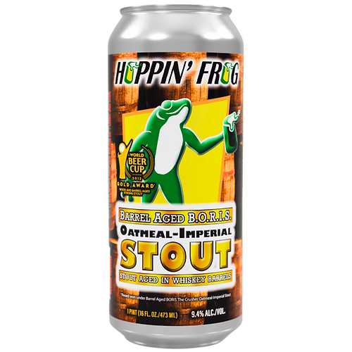 Hoppin' Frog Barrel Aged B.O.R.I.S Oatmeal Imperial Stout Hoppin' Frog Barrel Aged B.O.R.I.S Oatmeal Imperial Stout