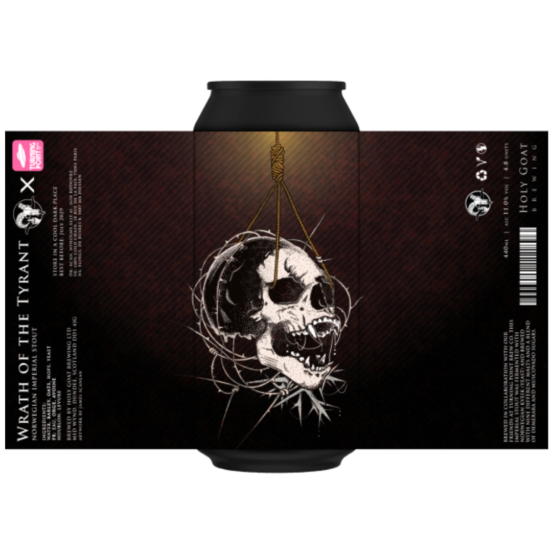 Holy Goat x Turning Point Wrath of the Tyrant Imperial Stout Holy Goat x Turning Point Wrath of the Tyrant Imperial Stout