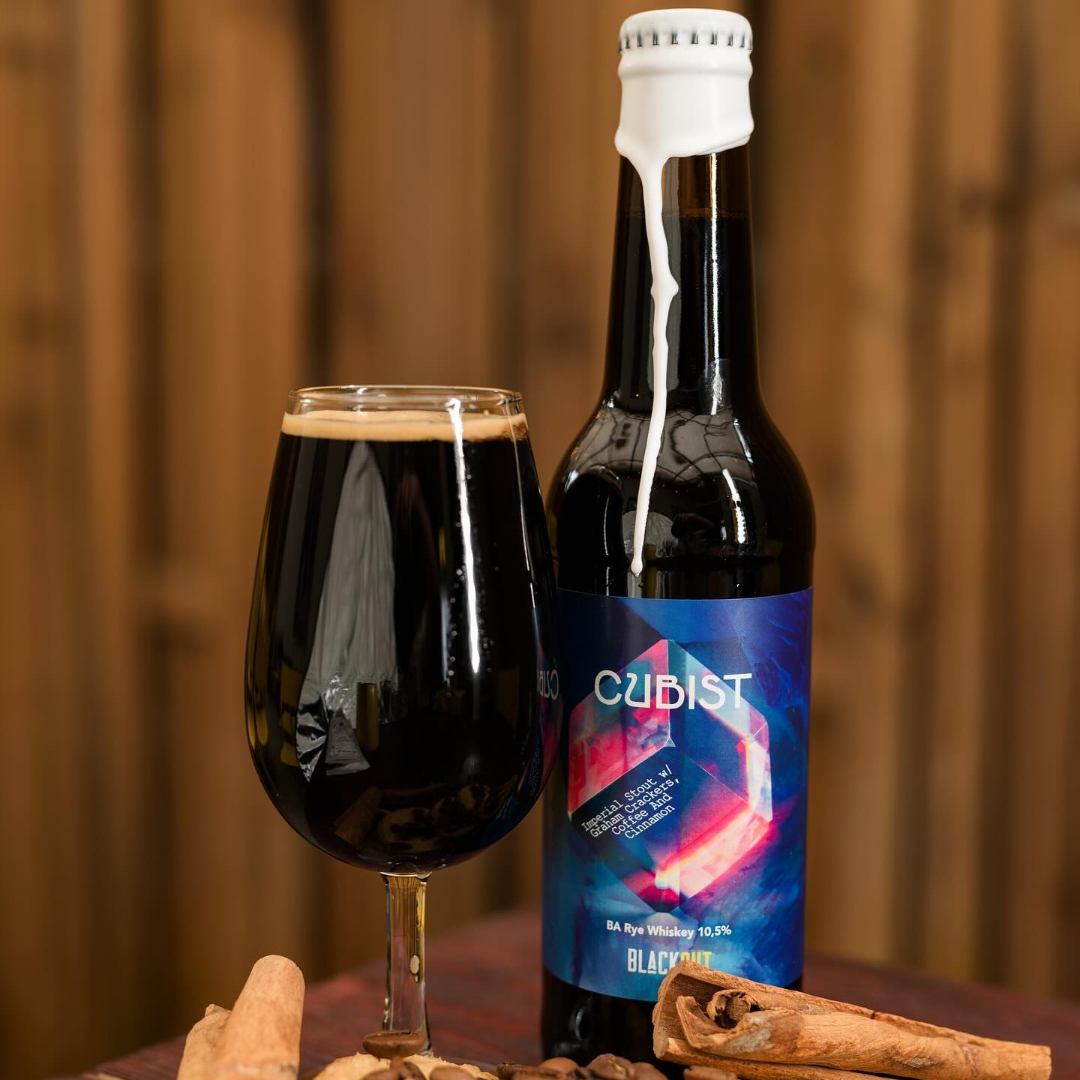 Blackout Cubist BA Rye Whiskey Imperial Stout Blackout Cubist BA Rye Whiskey Imperial Stout