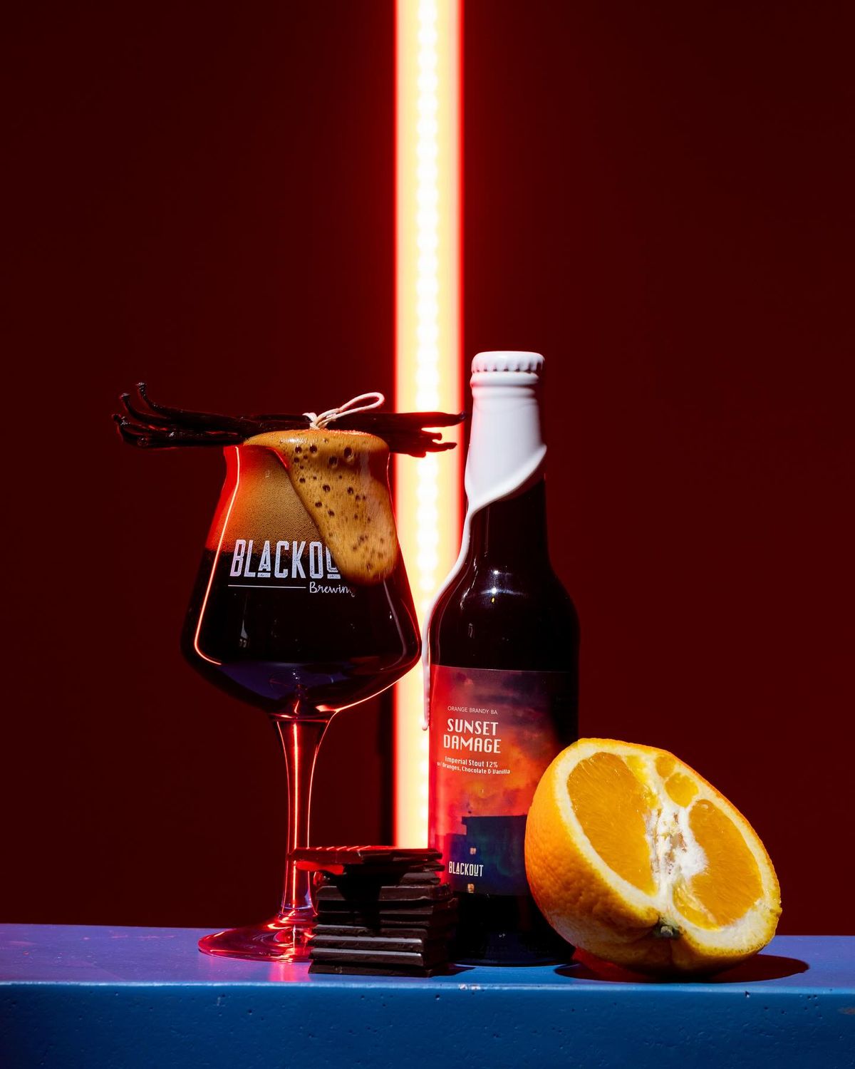 Blackout Sunset Damage Orange Brandy BA Imperial Stout Blackout Sunset Damage Orange Brandy BA Imperial Stout