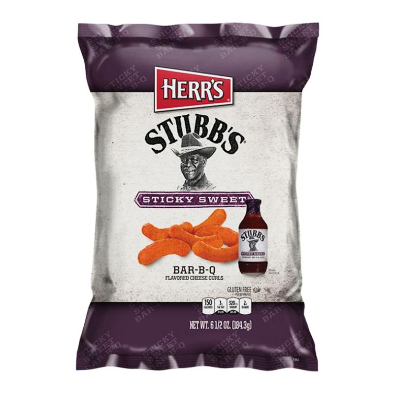 Herr&#39;s Stubb&#39;s Sticky Sweet BBQ Cheese Curls