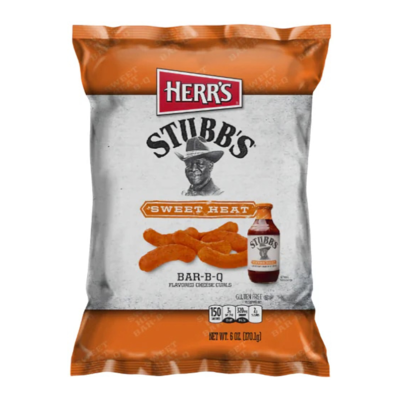 Herr's Stubb's Sweet Heat Bar-B-Q Curls