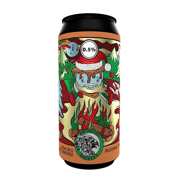 Amundsen Santa&#39;s Cinnamon Smores Alcohol Free Stout