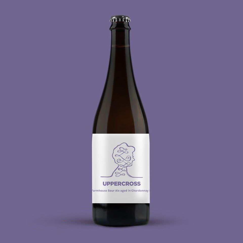 Pomona Island UPPERCROSS Wild Farmhouse Sour Ale aged in Chardonnay Barrels
