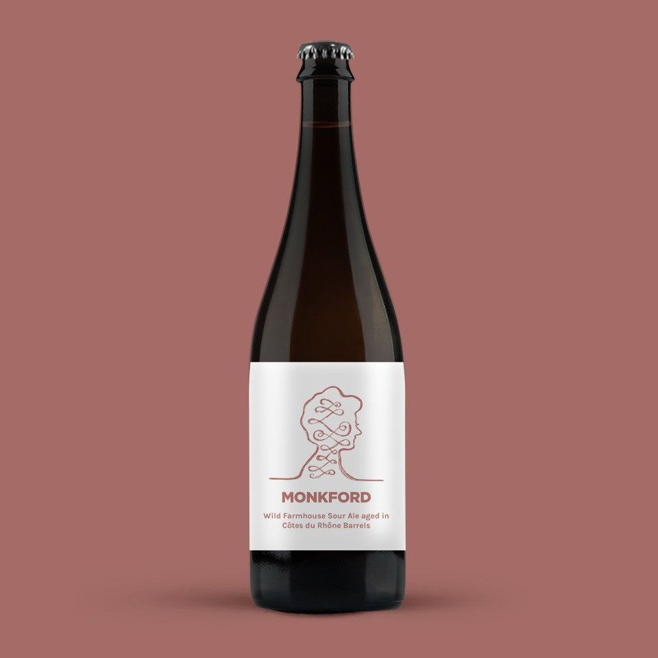 Pomona Island MONKFORD Wild Farmhouse Sour Ale aged in Côtes du Rhône Barrels
