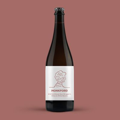 Pomona Island MONKFORD Wild Farmhouse Sour Ale aged in Côtes du Rhône Barrels