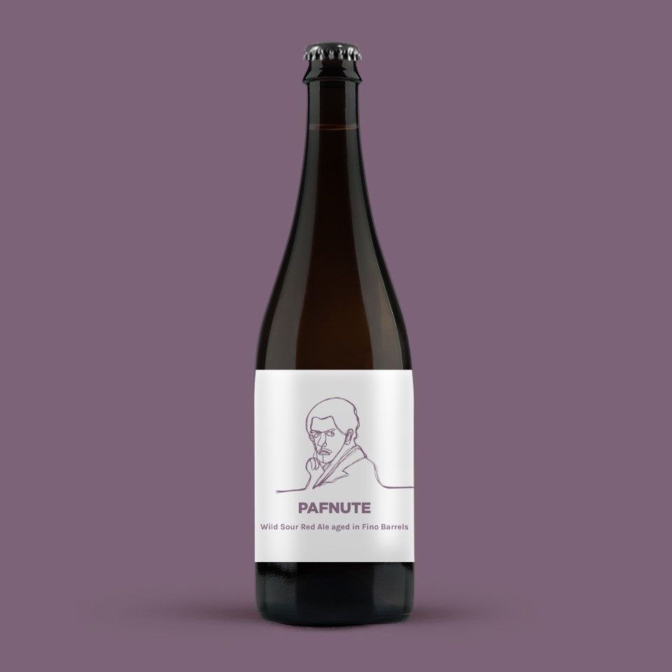 Pomona Island PAFNUTE Wild Sour Red Ale aged in Fino Barrels