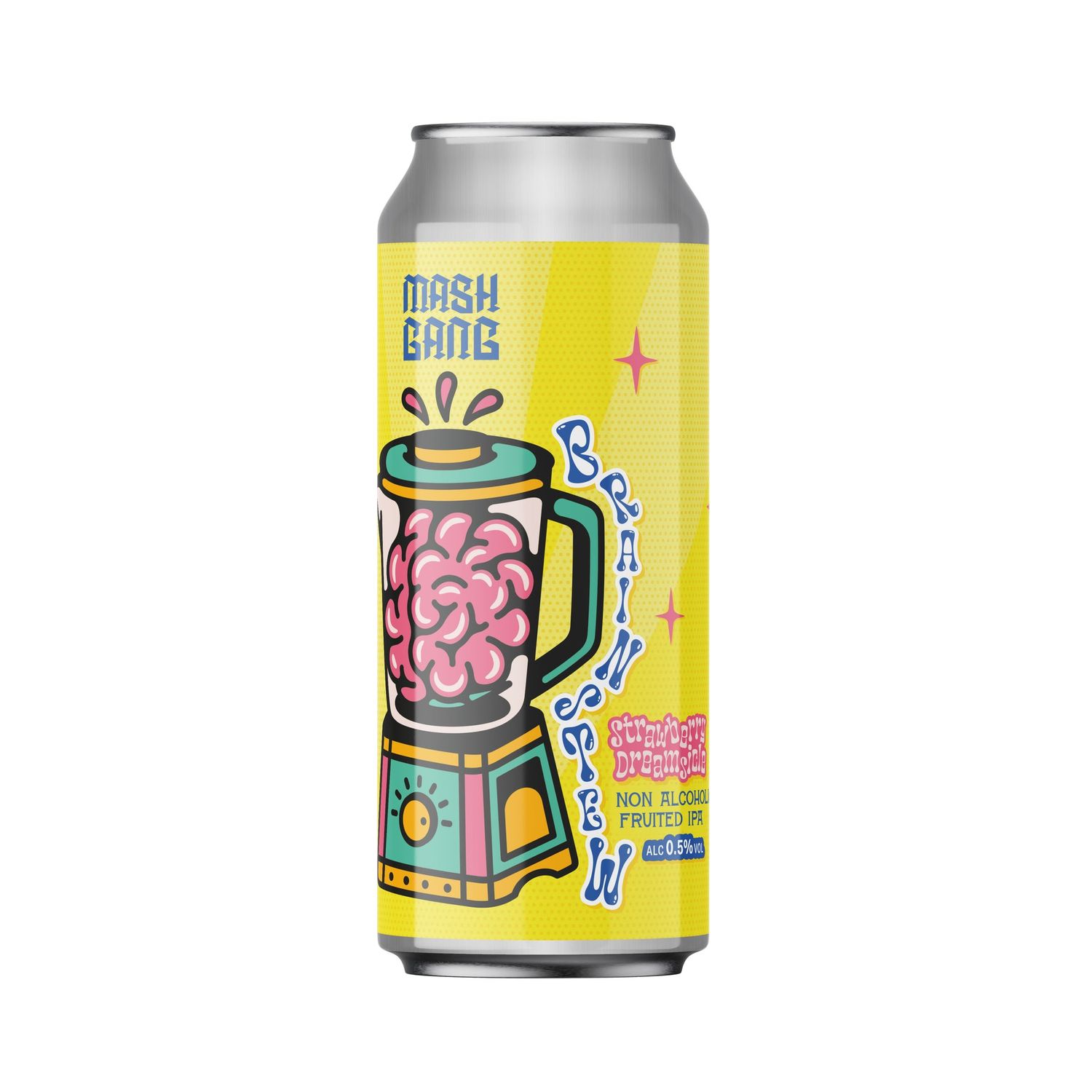 Mash Gang Brain Stew Non Alcoholic Fruited IPA Mash Gang Brain Stew Non Alcoholic Fruited IPA