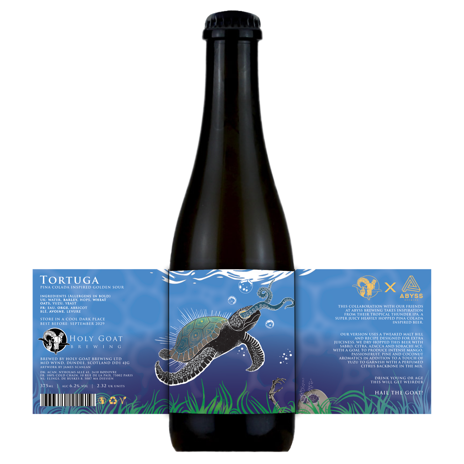 Holy Goat x Abyss Tortuga Golden Sour Holy Goat x Abyss Tortuga Golden Sour