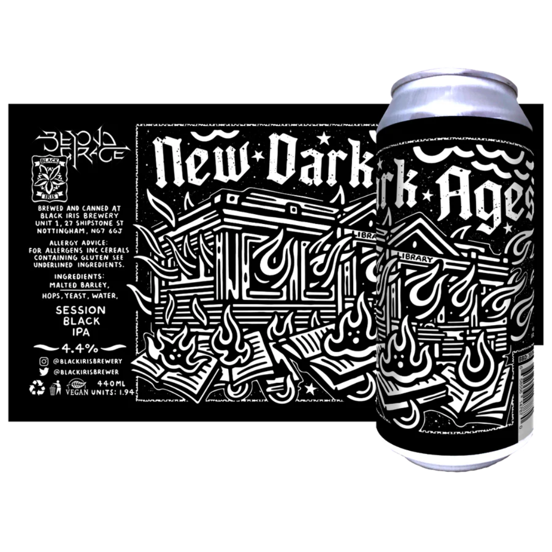 Black Iris x Beyond Grace New Dark Ages Session Black IPA