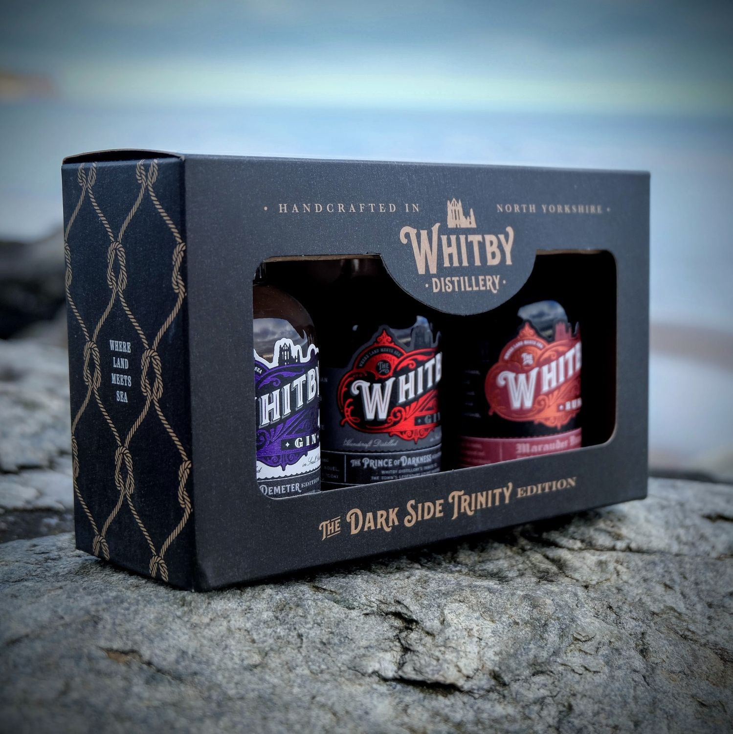 Whitby Distillery Dark Side Trinity Miniature Gift Set