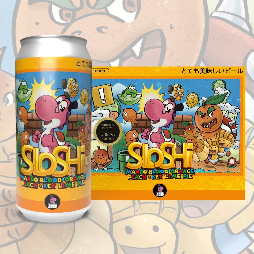 Staggeringly Good Sloshi Mango, Peach, Blood Orange, Key Lime Pie Sour