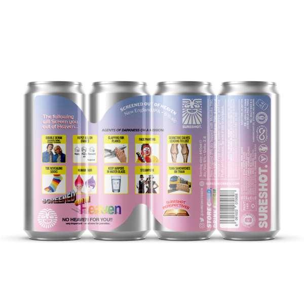 Sureshot Screened Out Of Heaven NE IPA Sureshot Screened Out Of Heaven NE IPA