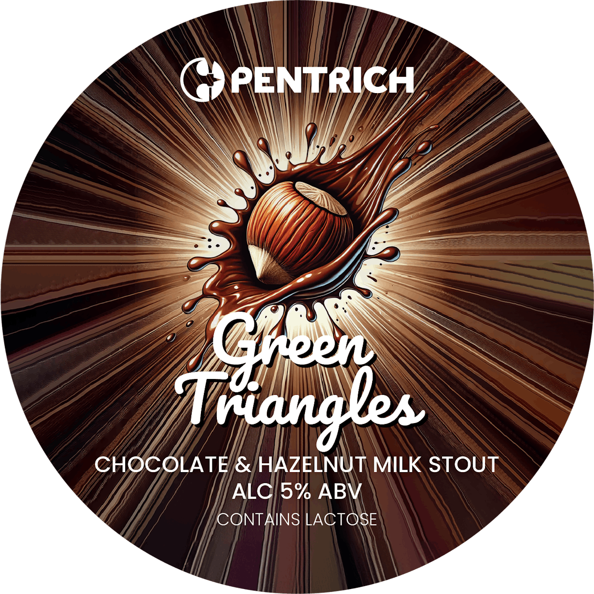 Pentrich Green Triangles Chocolate & Hazelnut Stout Pentrich Green Triangles Chocolate & Hazelnut Stout
