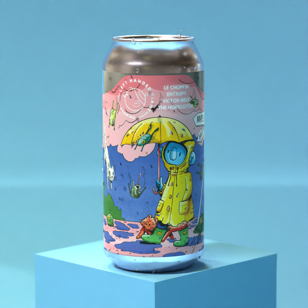 Left Handed Giant Cats & Frogs Hazy IPA Left Handed Giant Cats & Frogs Hazy IPA