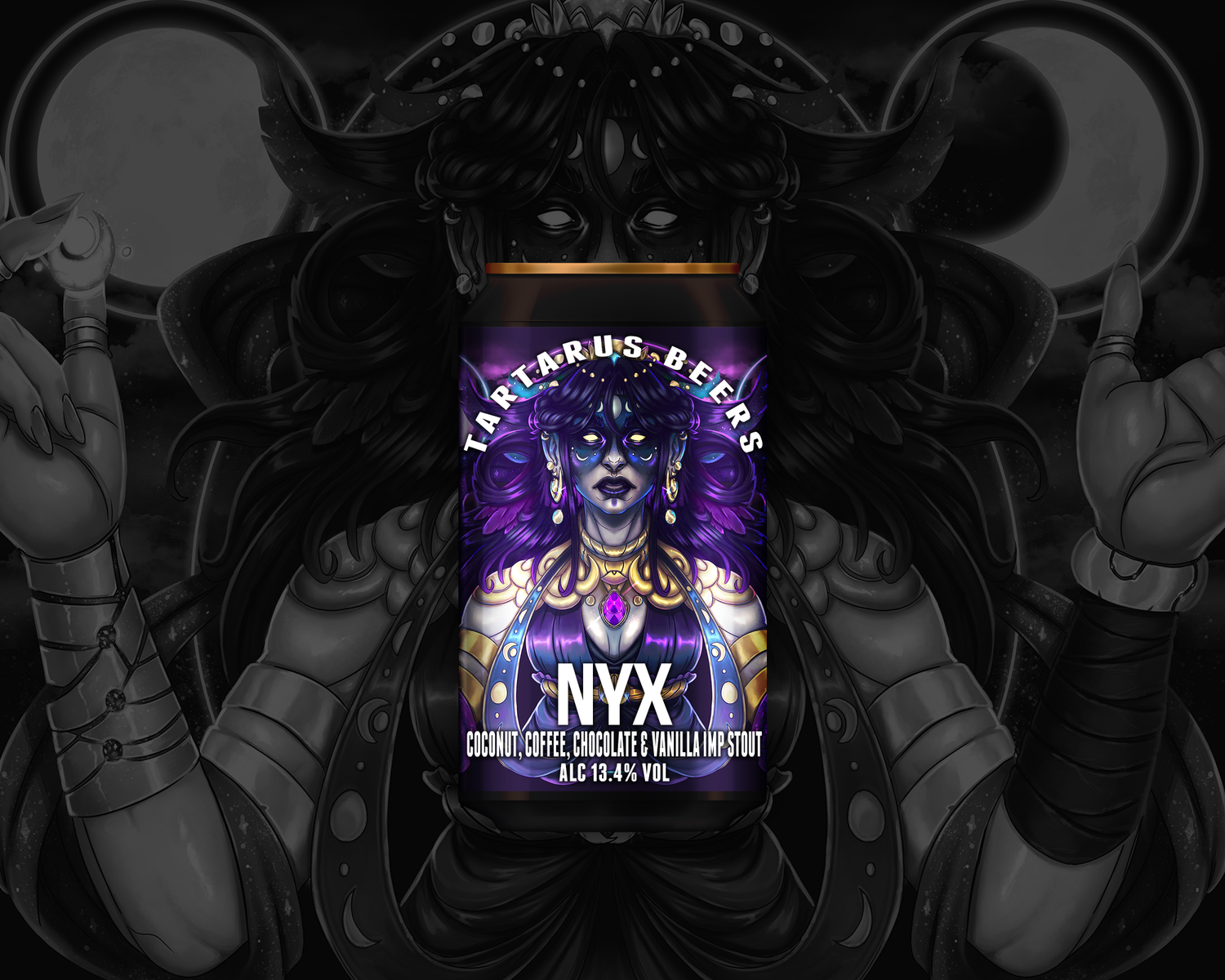 Tartarus x Beerbliotek Nyx Coconut Coffee Chocolate Vanilla Imperial Stout