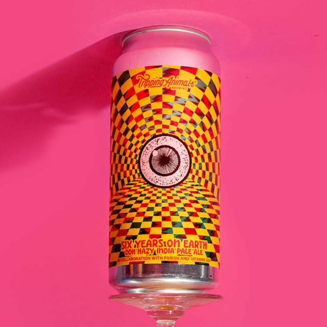 Tripping Animals x Parish x Vitamin Sea Six Years On Earth DDH Hazy IPA Tripping Animals x Parish x Vitamin Sea Six Years On Earth DDH Hazy IPA