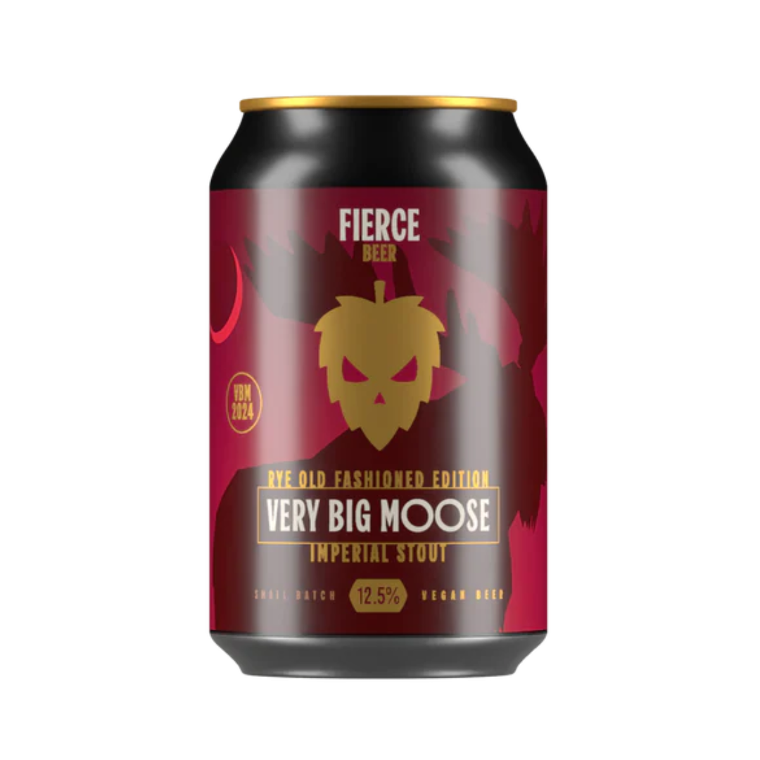 Fierce Very Big Moose 2024 Rye Old Fashioned Edition BA Imperial Stout Fierce Very Big Moose 2024 Rye Old Fashioned Edition BA Imperial Stout