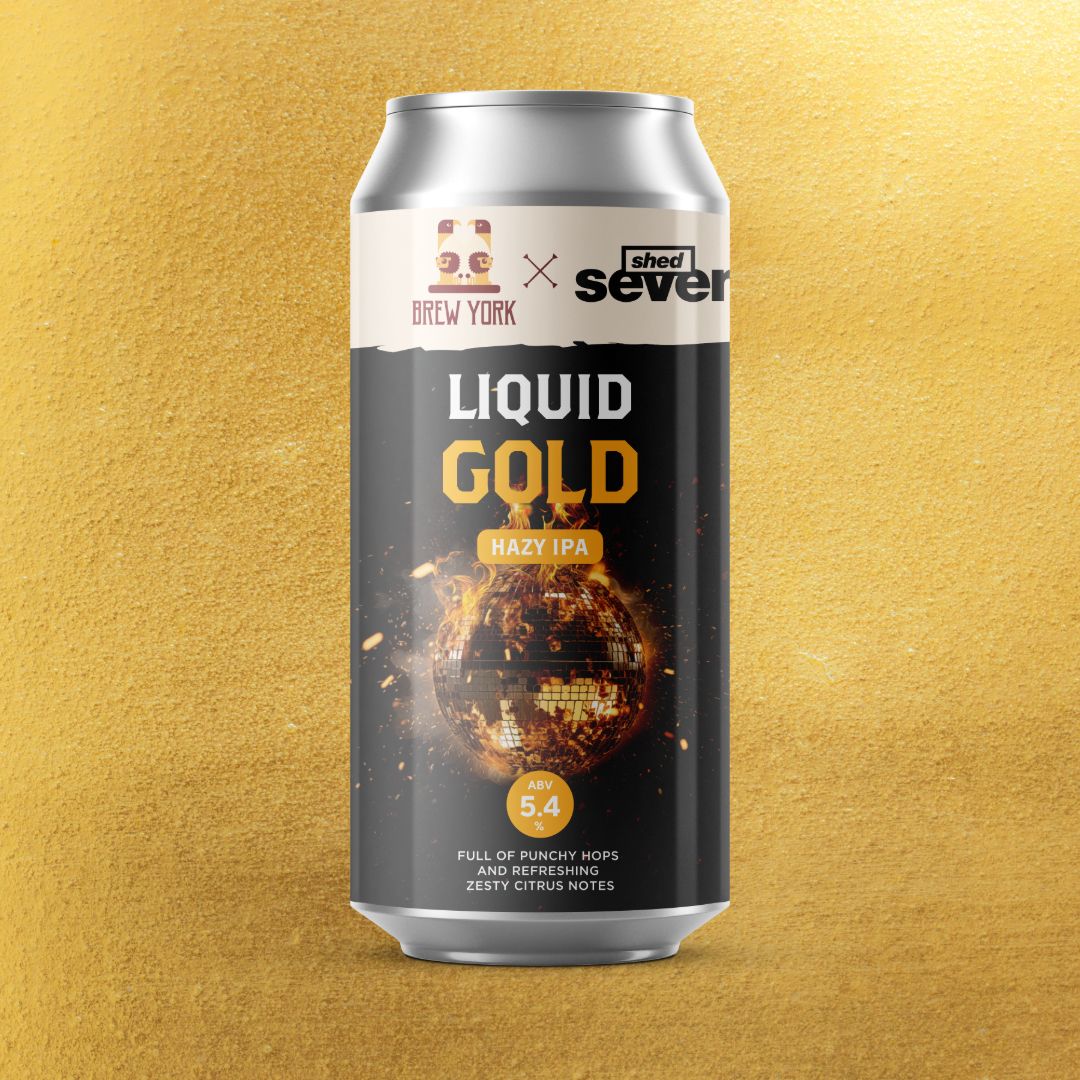 Brew York x Shed Seven Liquid Gold Hazy IPA