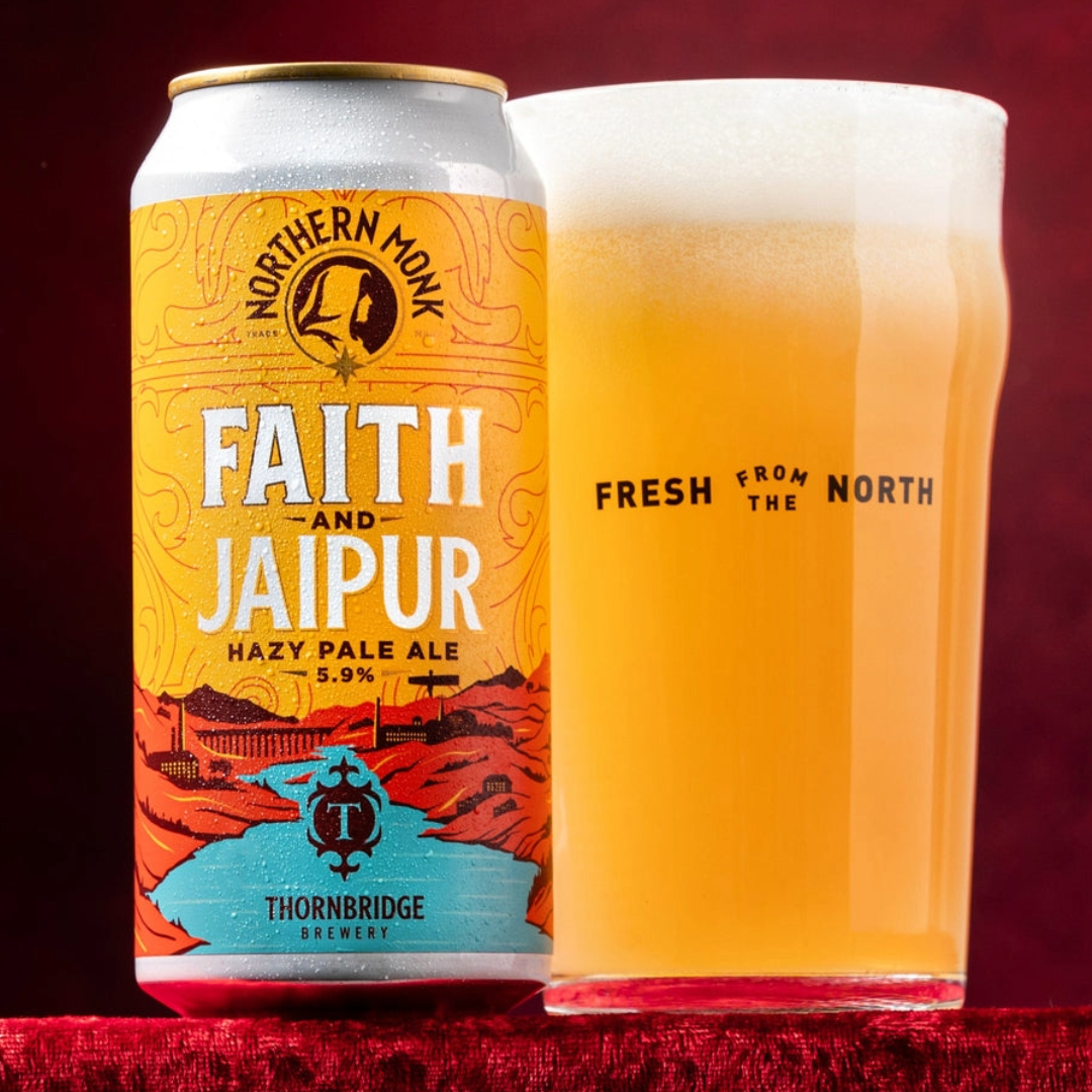 Northern Monk x Thornbridge Faith And Jaipur Pale Ale Northern Monk x Thornbridge Faith And Jaipur Pale Ale
