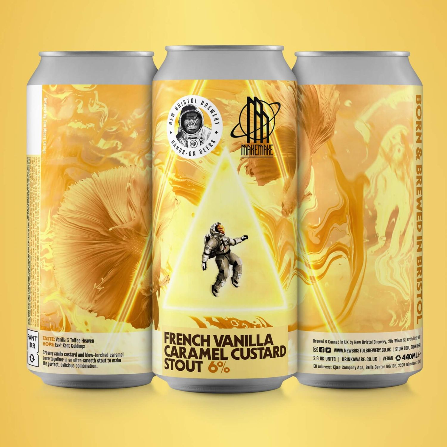New Bristol x MakeMake French Vanilla Caramel Custard Stout New Bristol x MakeMake French Vanilla Caramel Custard Stout