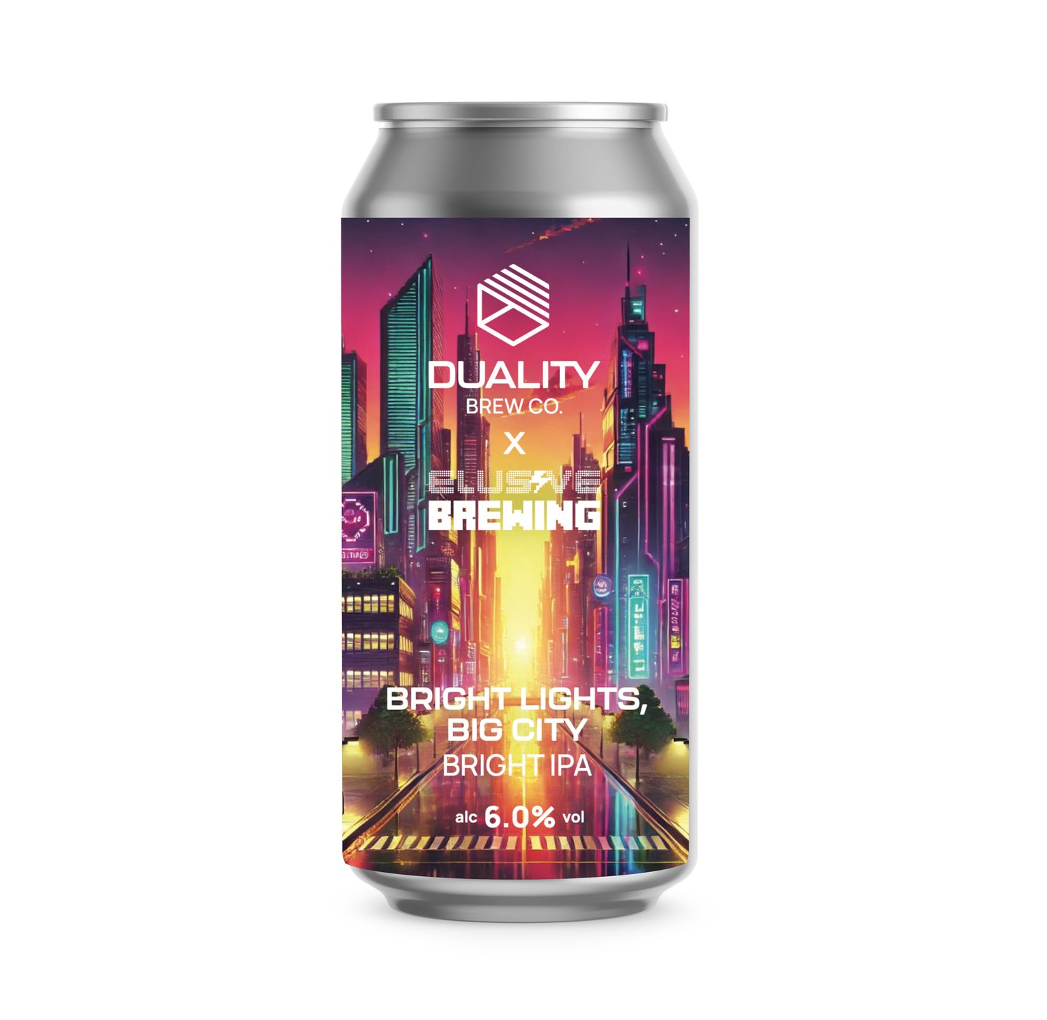 Elusive x Duality Bright Lights, Big City Bright IPA Elusive x Duality Bright Lights, Big City Bright IPA