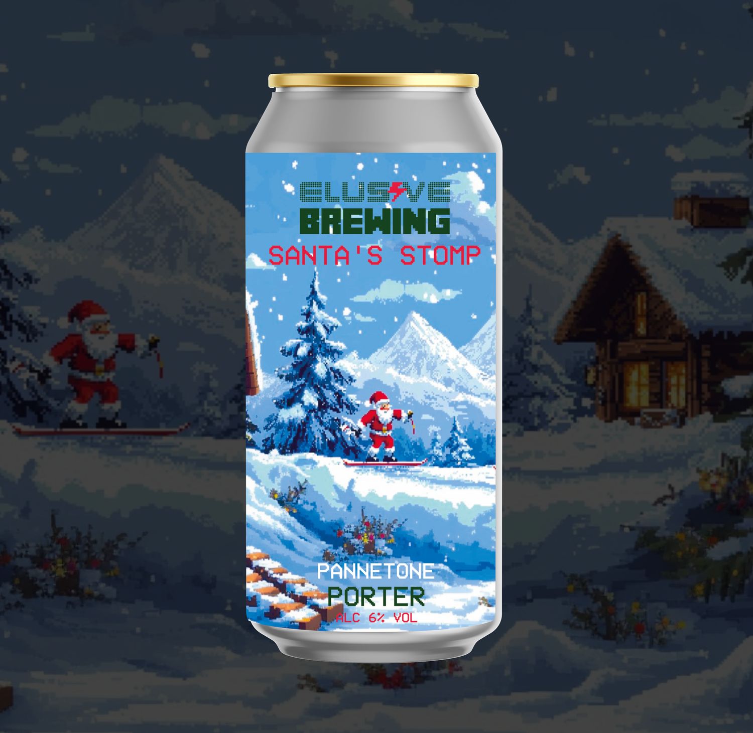 Elusive Santa&#39;s Stomp Pannetone Porter