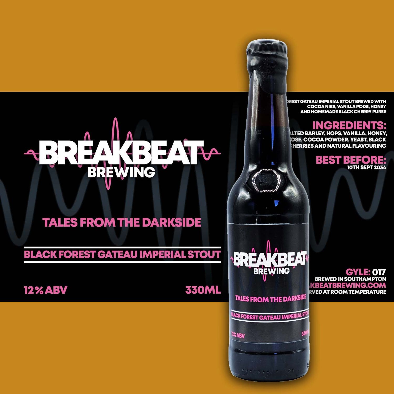 Breakbeat Tales From The Darkside Black Forest Gateau Imperial Stout Breakbeat Tales From The Darkside Black Forest Gateau Imperial Stout