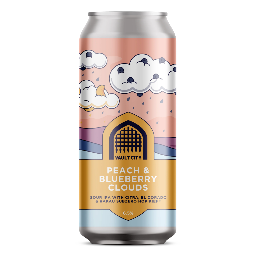 Vault City Peach &amp; Blueberry Clouds Sour