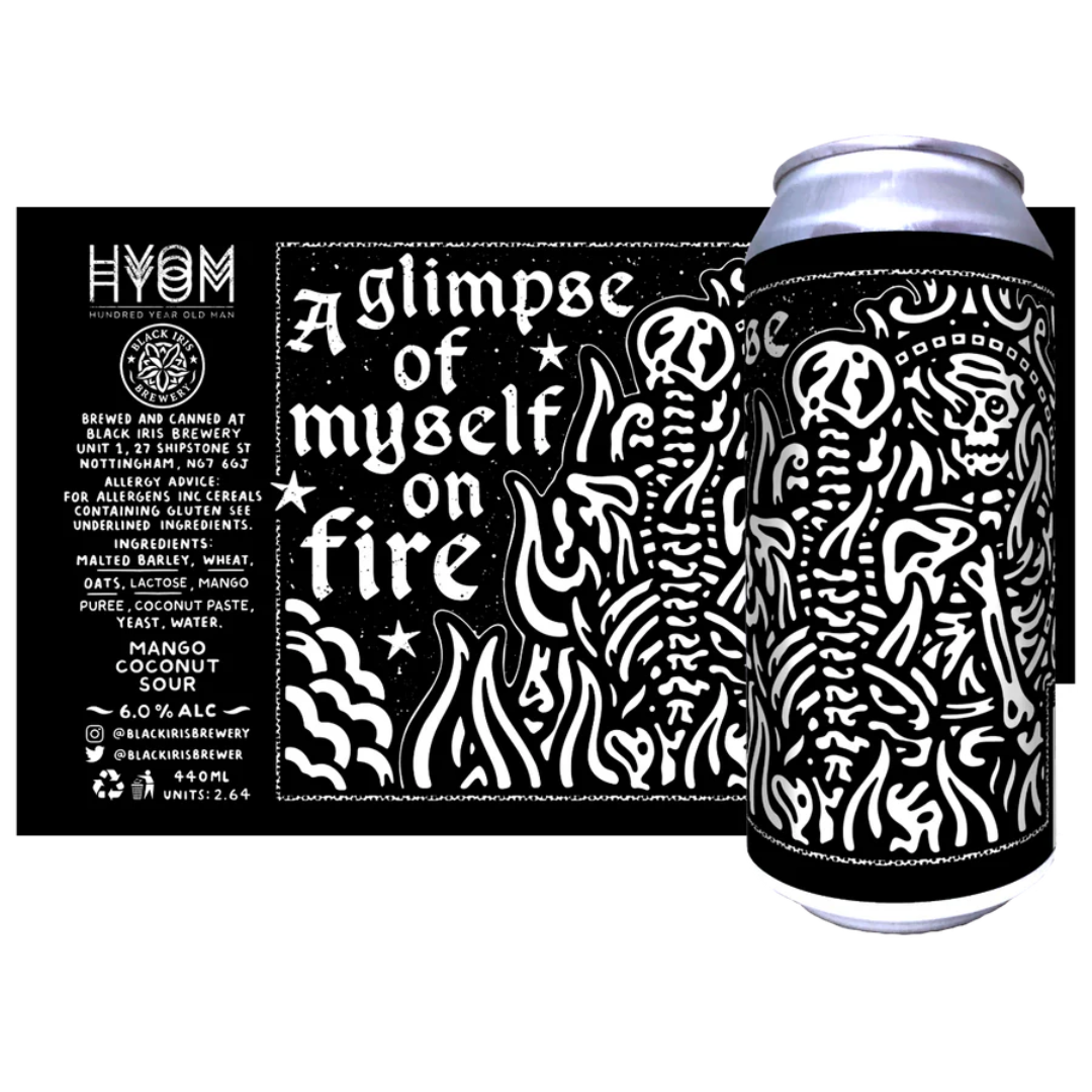 Black Iris A Glimpse of Myself On Fire Mango Coconut Sour Black Iris A Glimpse of Myself On Fire Mango Coconut Sour