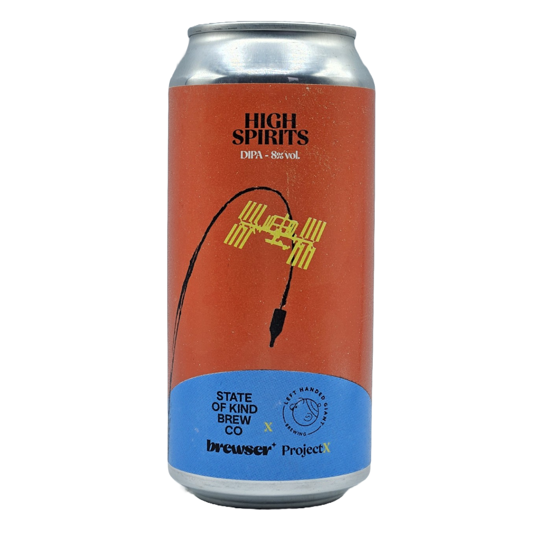 State of Kind x Left Handed Giant High Spirits DIPA State of Kind x Left Handed Giant High Spirits DIPA