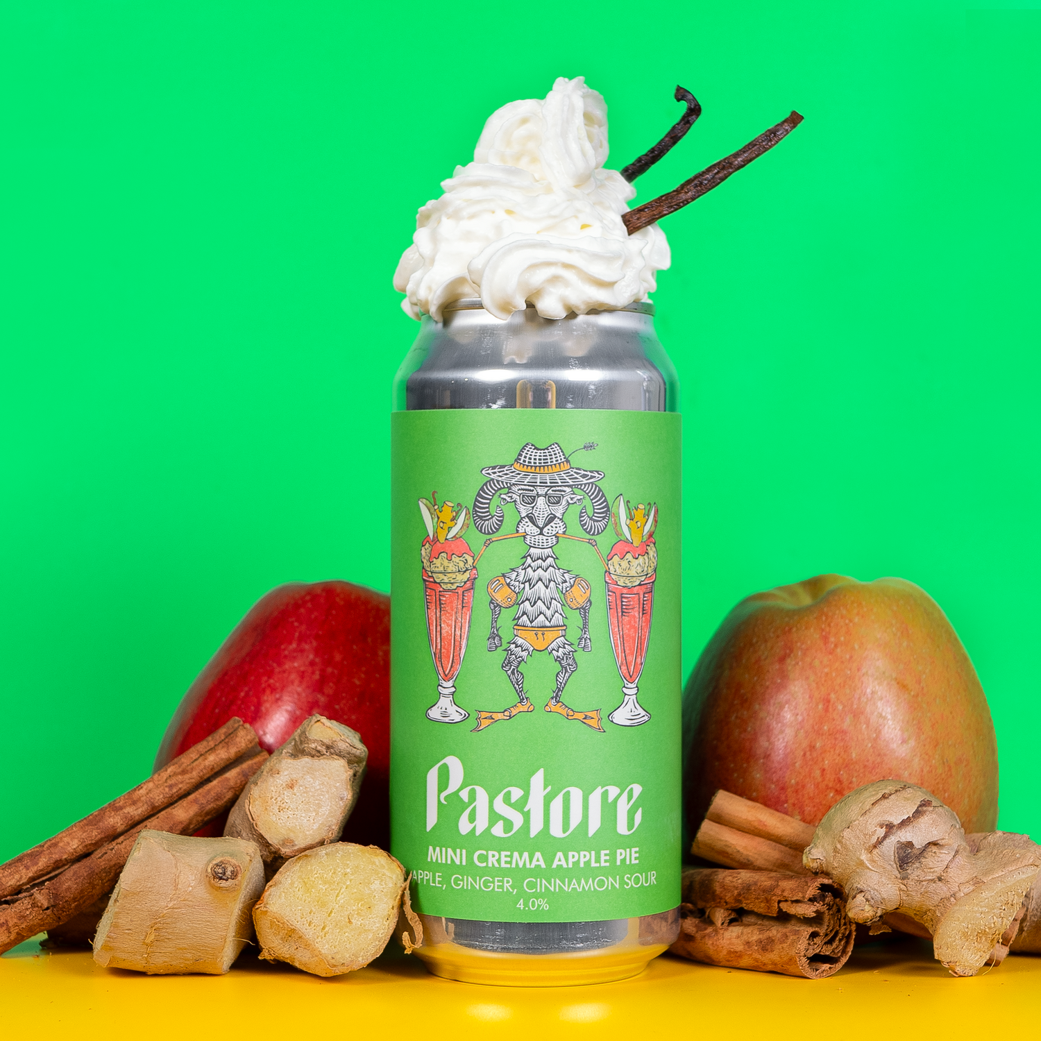 Pastore Mini Crema Apple Pie Apple Ginger Cinnamon Sour