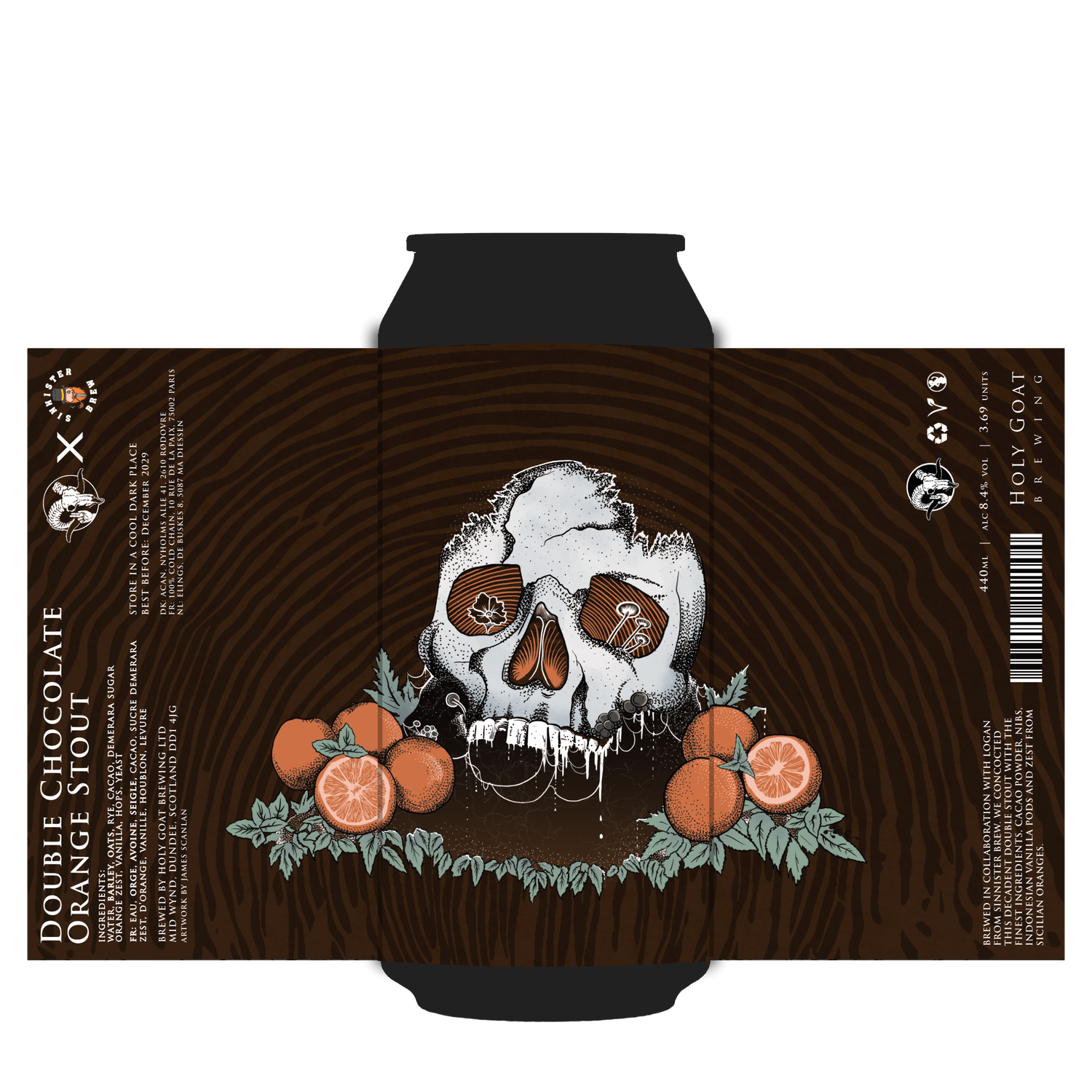 Holy Goat x Sinnister Double Chocolate Orange Stout
