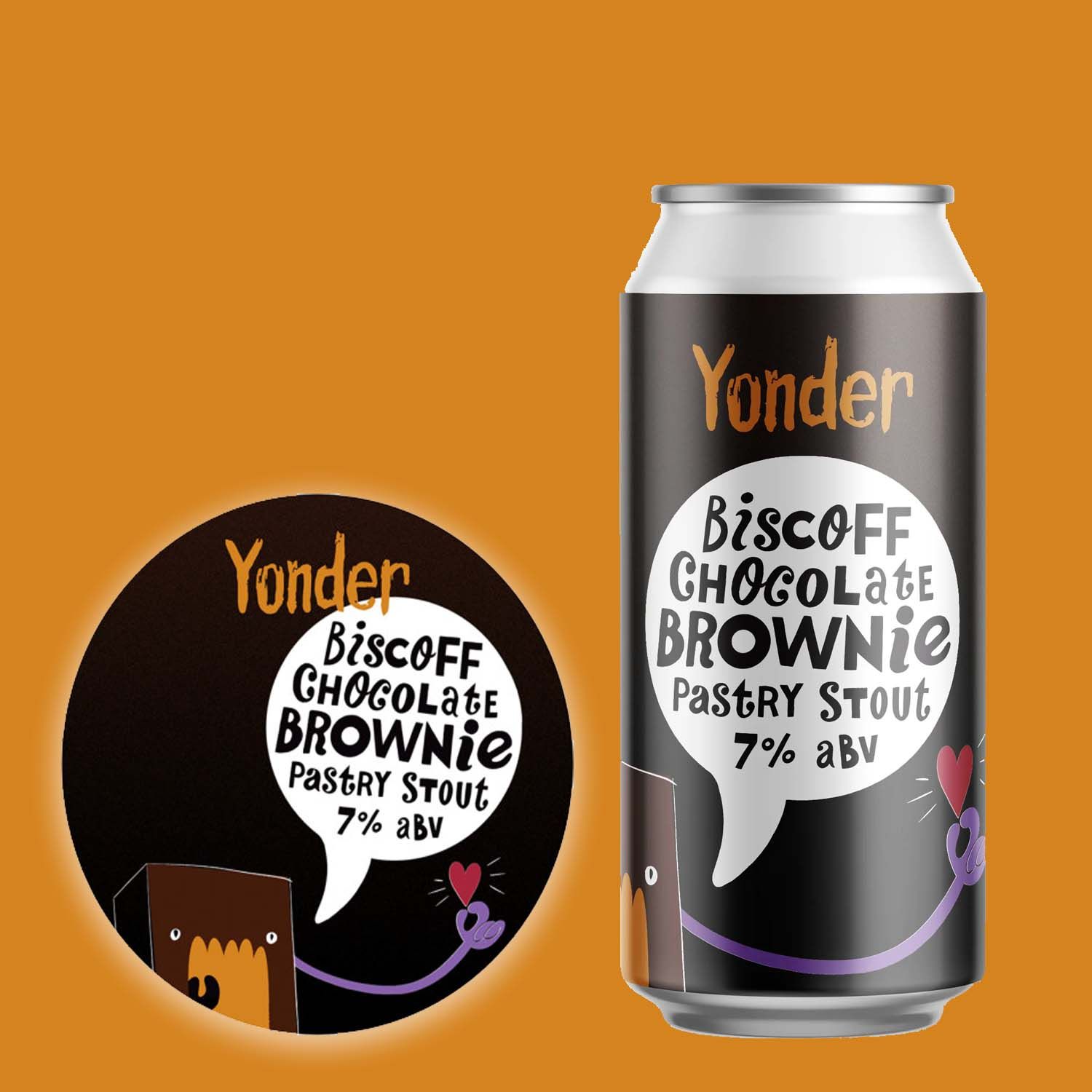 Yonder Biscoff Chocolate Brownie Stout